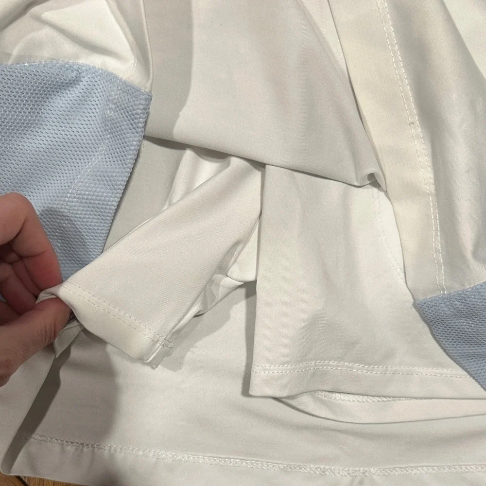 *TAIL* White x Blue Mini Golf Skort Size Small